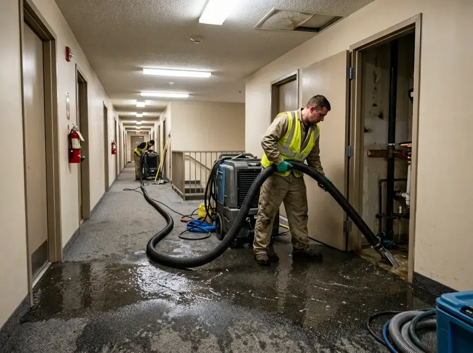 multi-unit-apartment-hallway-f-005 — frequently asked questions, Emergency Burst Pipe Water Extraction & Removal in Homedale…